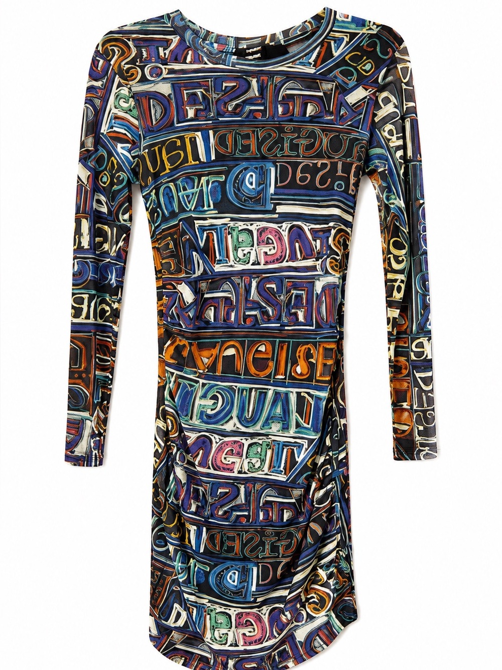 Desigual Letter Print Dress